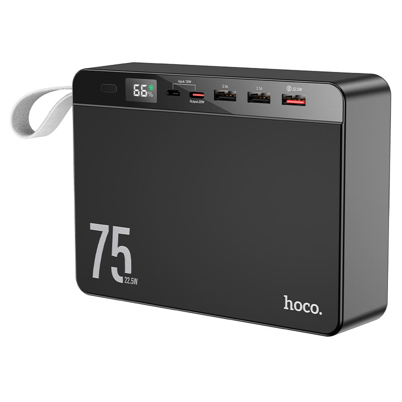 Hoco Power Bank J94 Overlord 22.5W 75000mAh - Saif Al Najmi Kw
